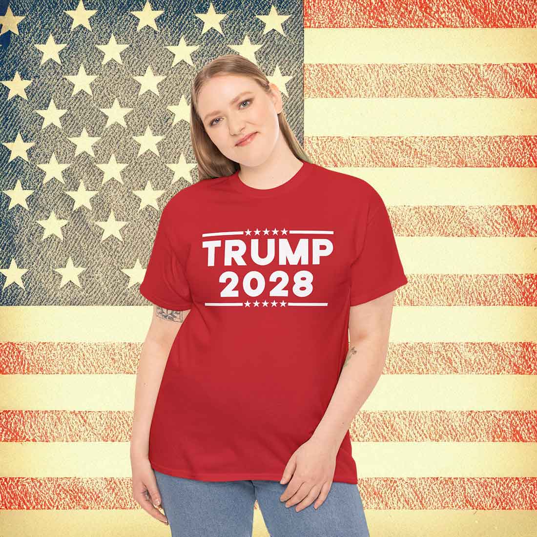 Donald Trump 2028 Red T-Shirt