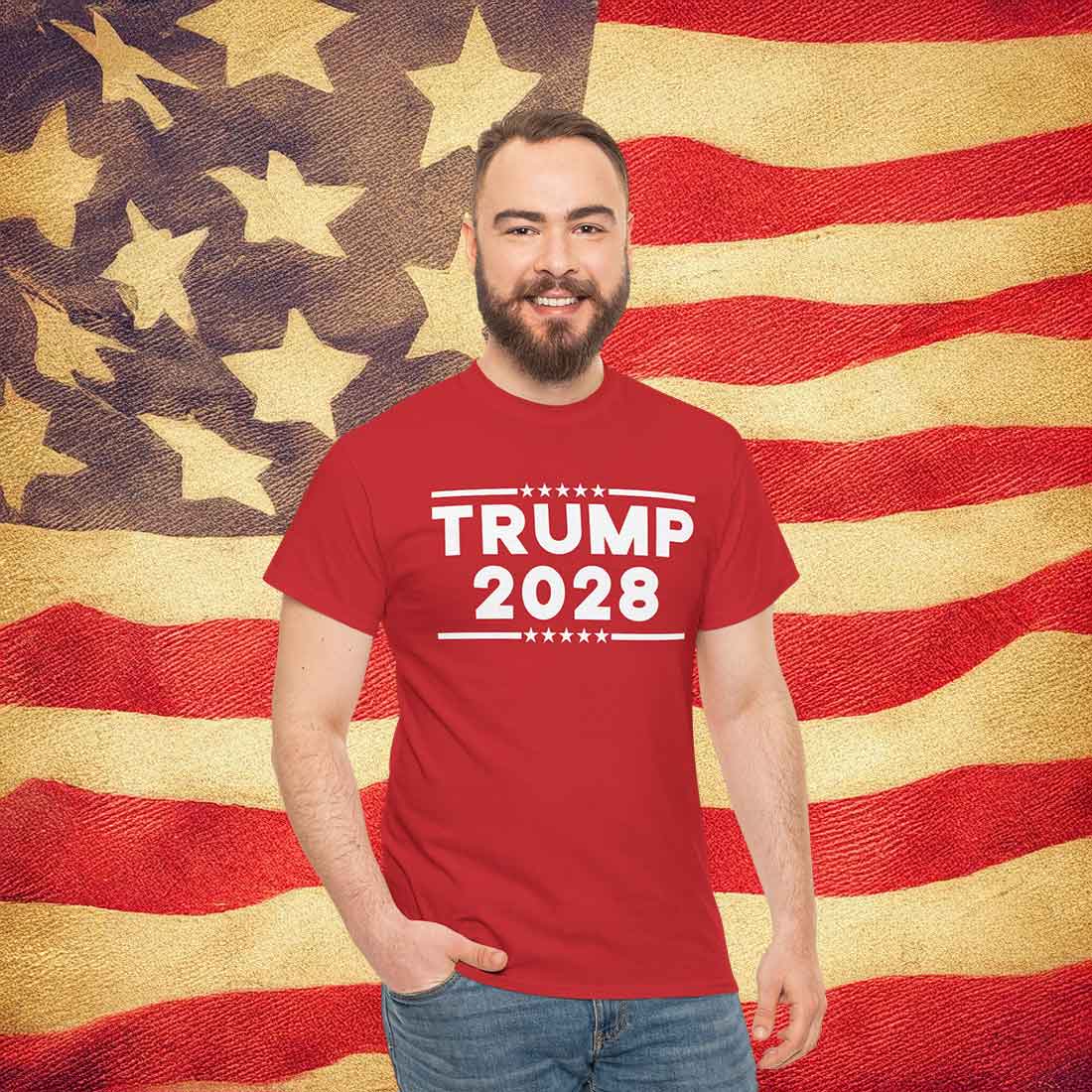 Donald Trump 2028 Red T-Shirt