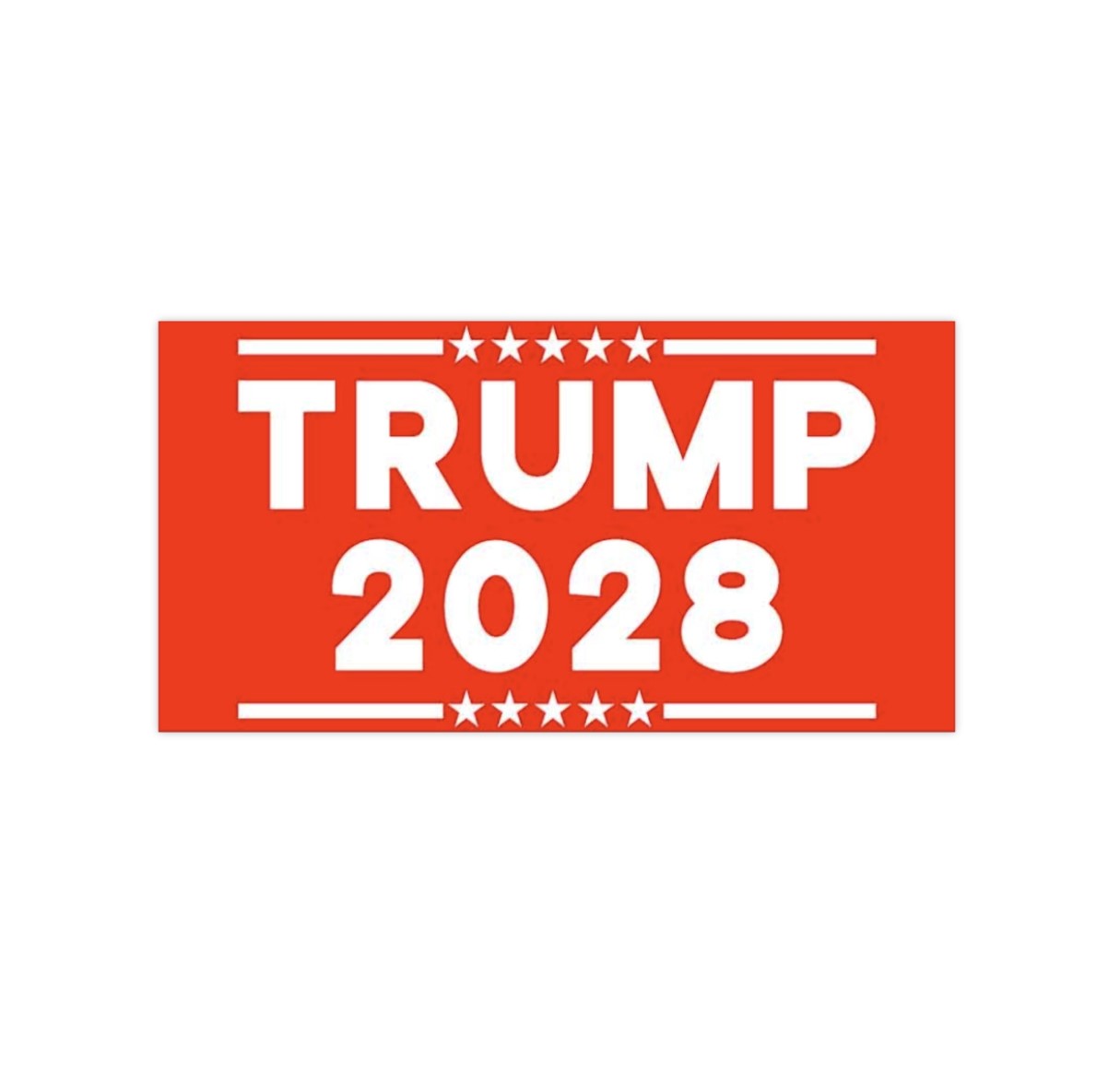 Official Trump 2028 Bumper Sticker