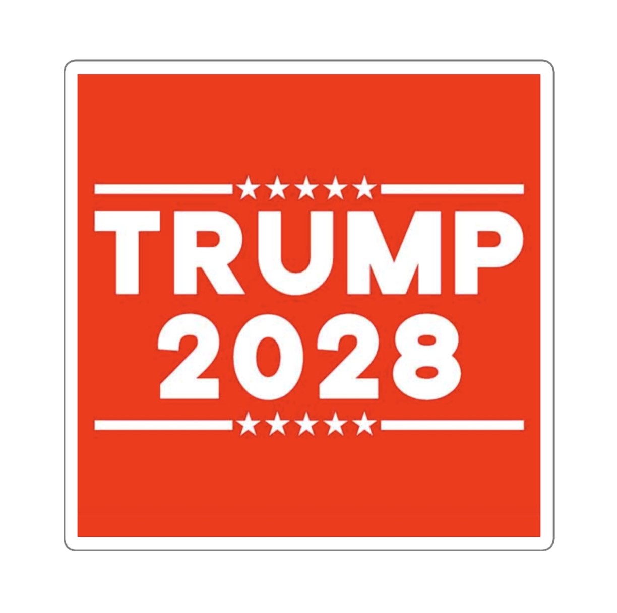 Official Trump 2028 Sticker