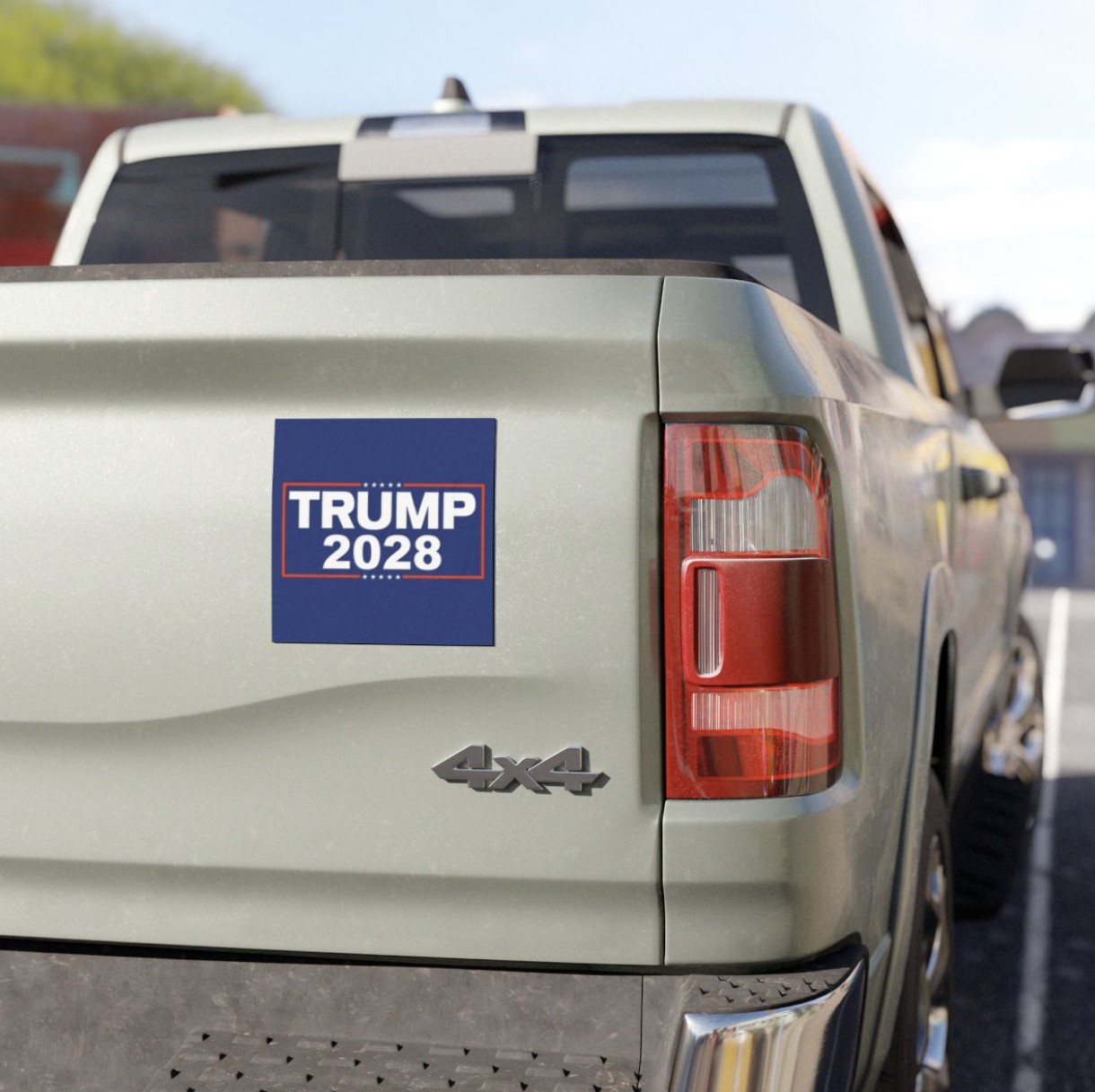 Re-Elect Trump 2028 Car Magnet