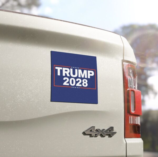 Re-Elect Trump 2028 Car Magnet