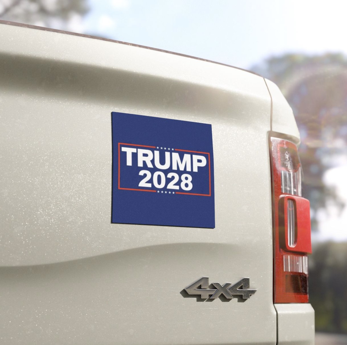 Re-Elect Trump 2028 Car Magnet