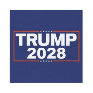 Re-Elect Trump 2028 Car Magnet