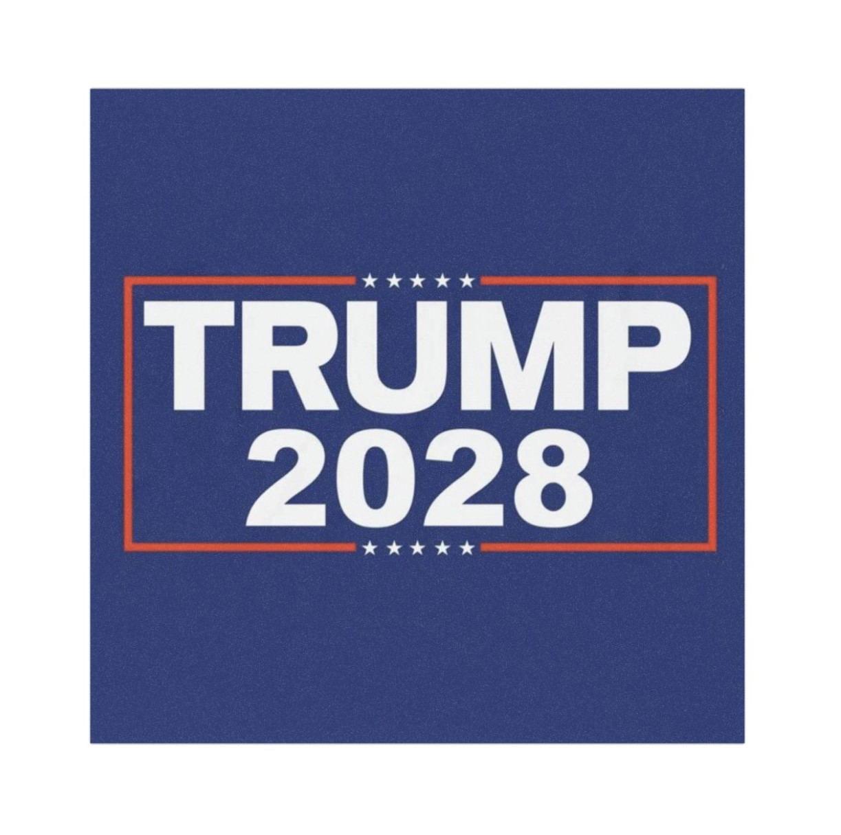 Re-Elect Trump 2028 Car Magnet