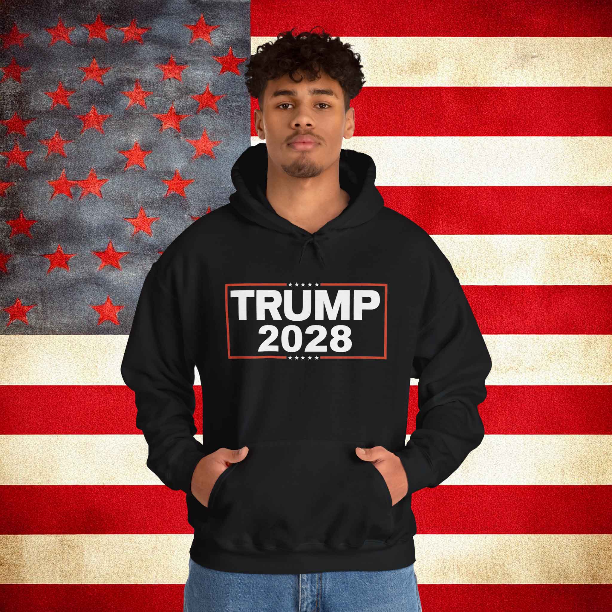 Re-Elect Trump 2028 Hoodie