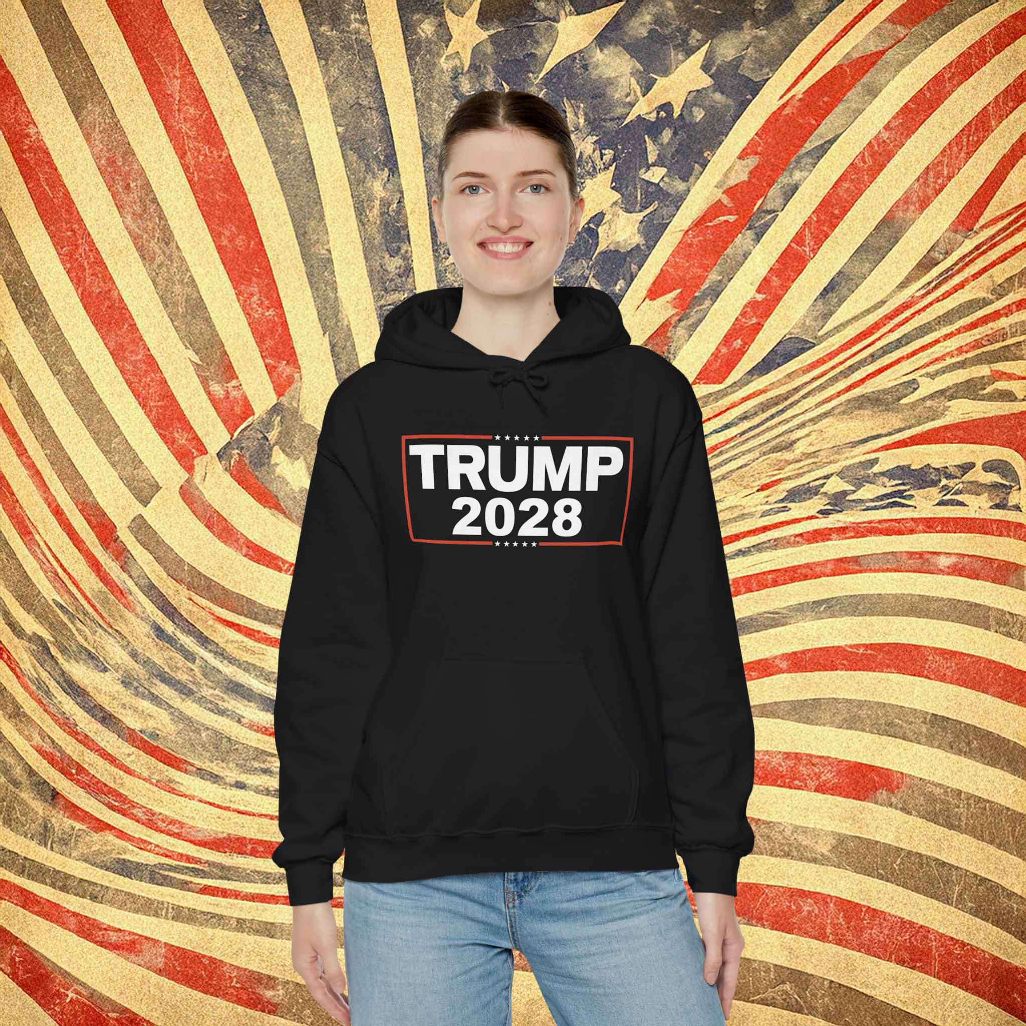 Re-Elect Trump 2028 Hoodie