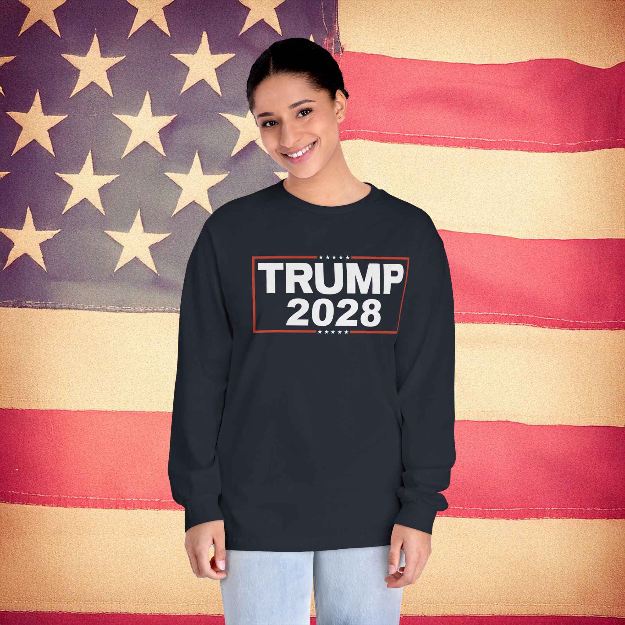 Re-Elect Trump 2028 Long Sleeve
