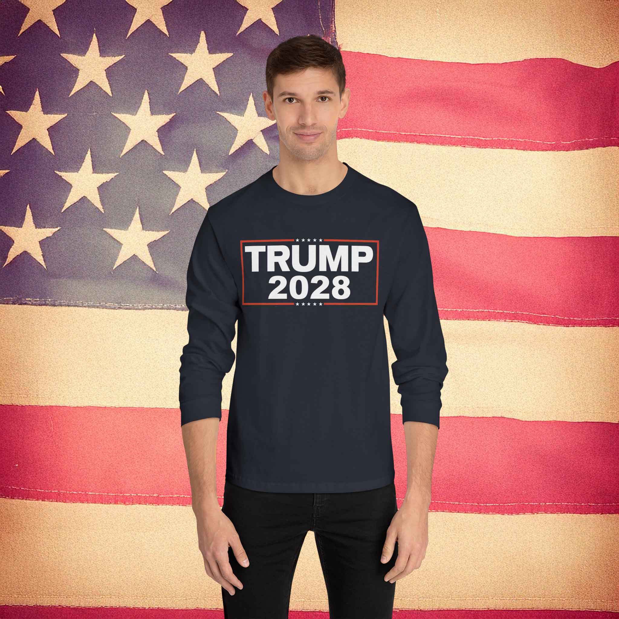 Re-Elect Trump 2028 Long Sleeve