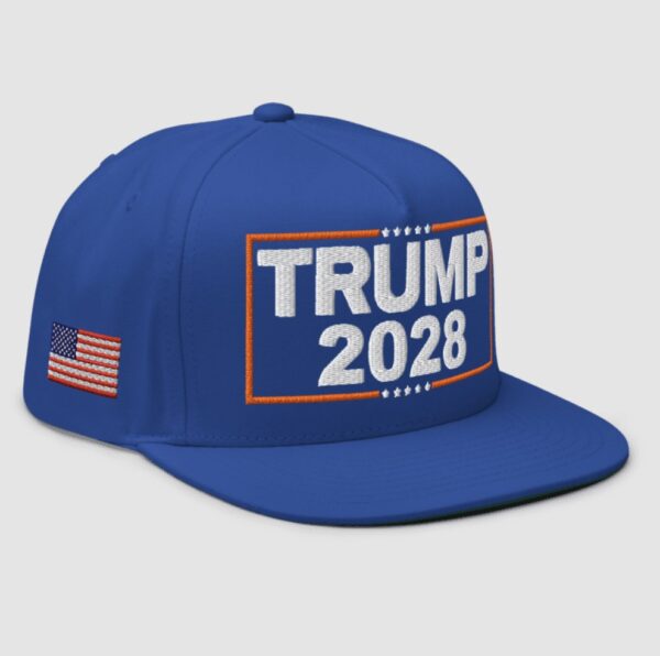 Re-Elect Trump 2028 Snapback Hat