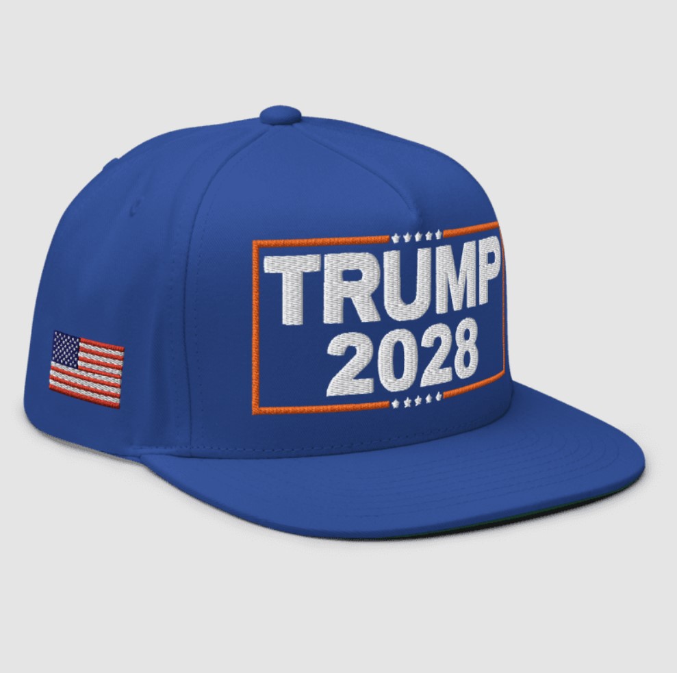 Re-Elect Trump 2028 Snapback Hat