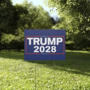 Re-Elect Trump 2028 Yard Sign