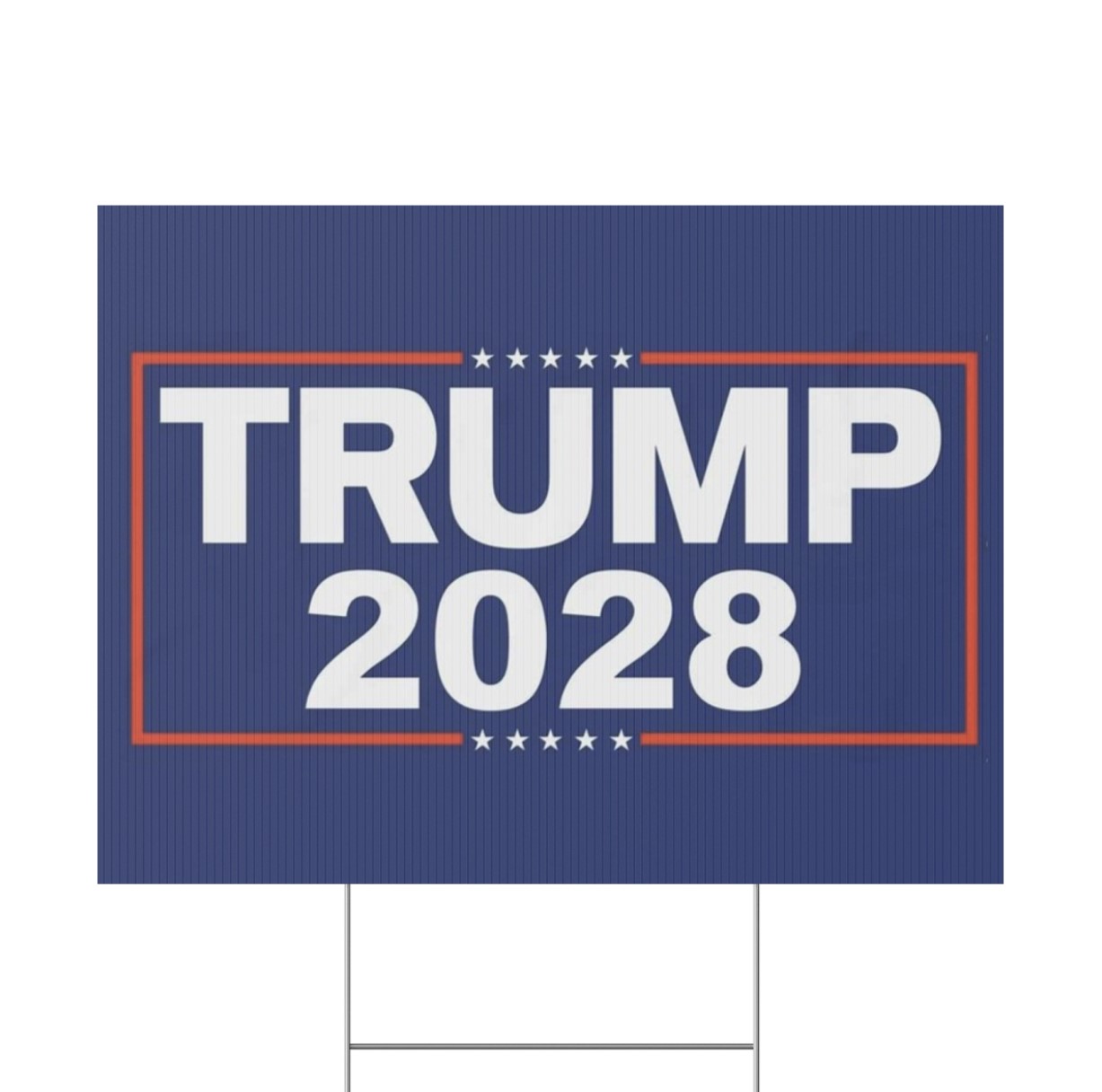 Re-Elect Trump 2028 Yard Sign