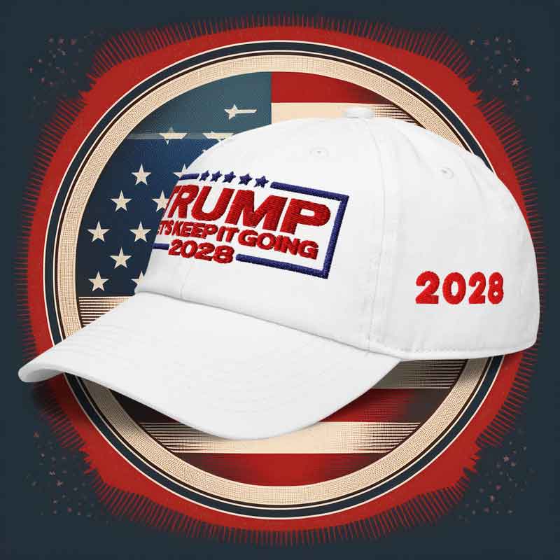 Trump 2028 Let’s Keep It Going Baseball Cap