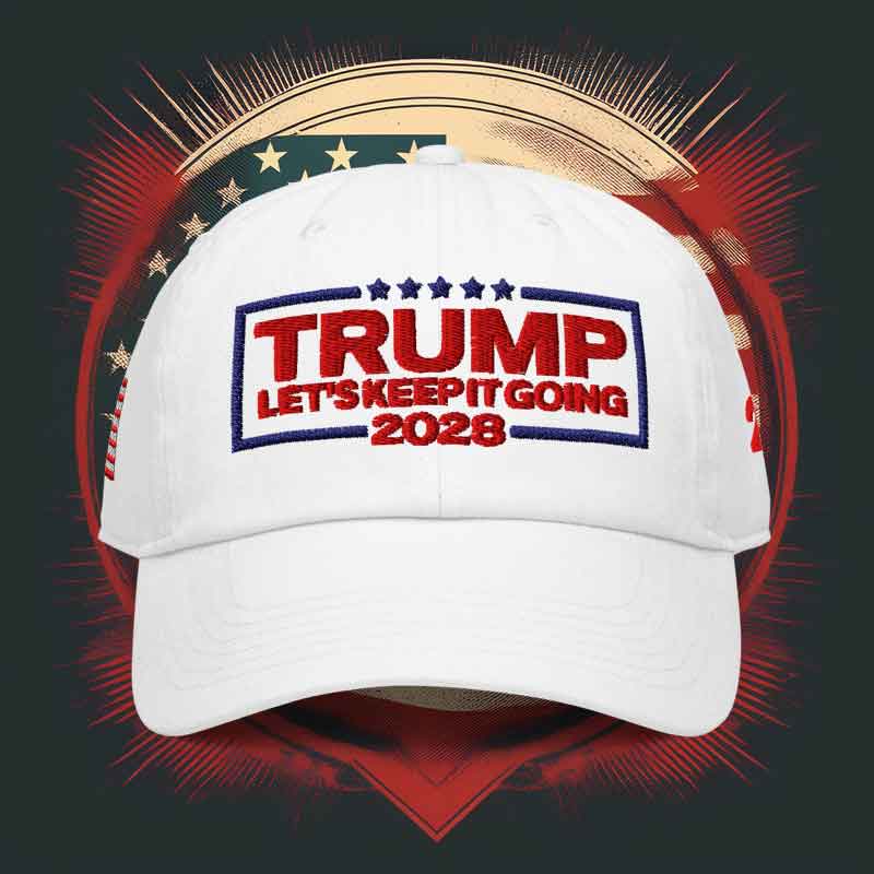 Trump 2028 Let’s Keep It Going Baseball Cap