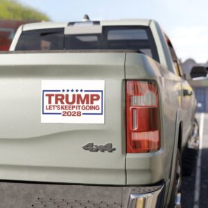Trump 2028 Let’s Keep It Going Car Magnet