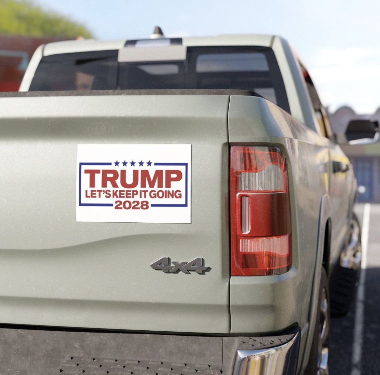 Trump 2028 Let’s Keep It Going Car Magnet