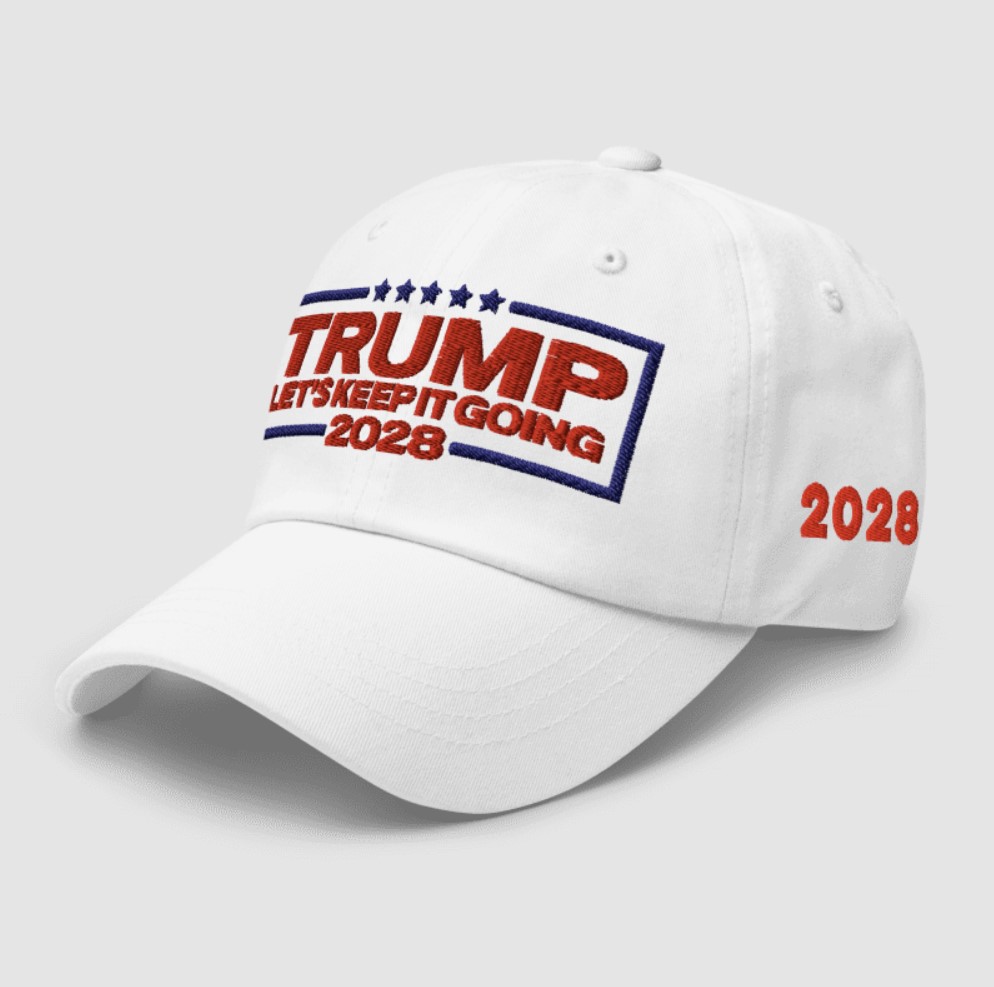 Trump 2028 Let’s Keep It Going Hat