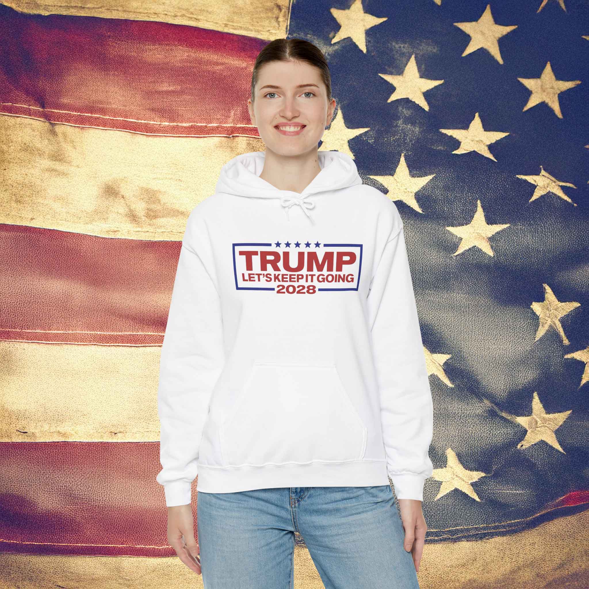 Trump 2028 Let's Keep It Going Hoodie