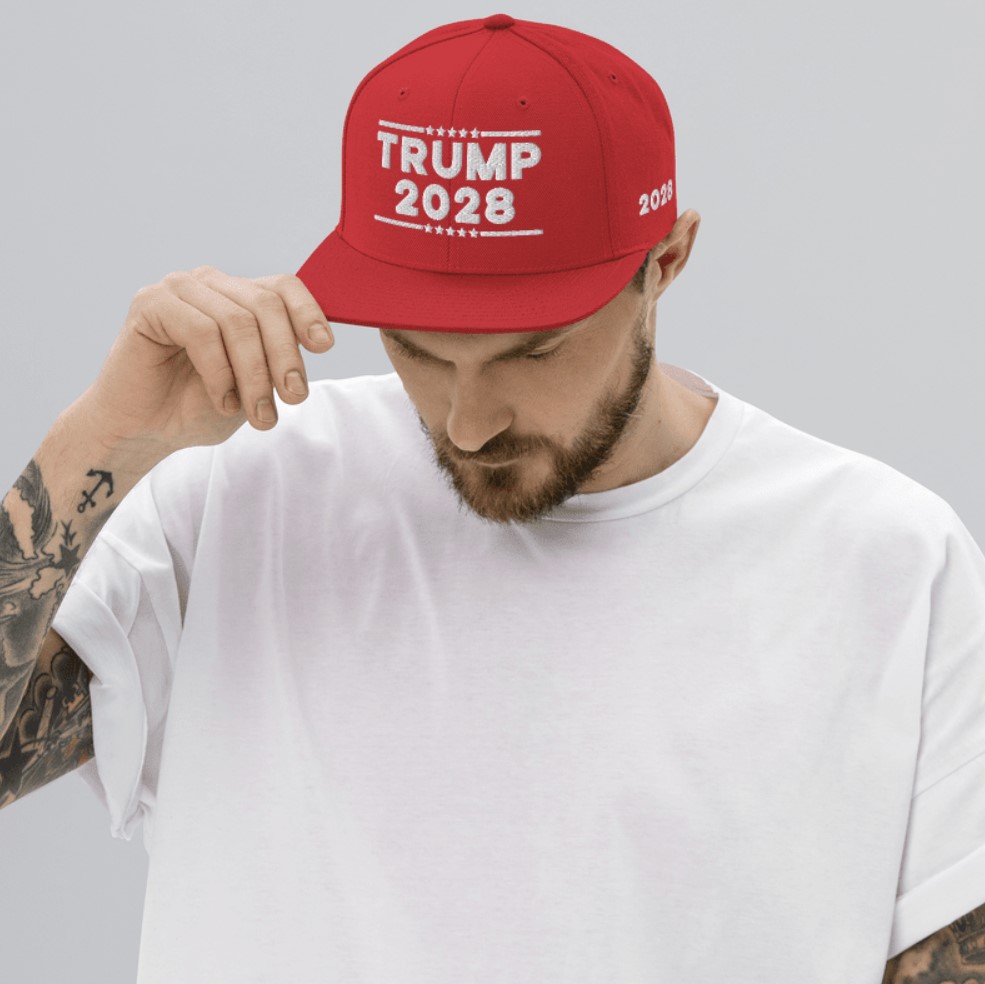 Trump 2028 Snapback Hat