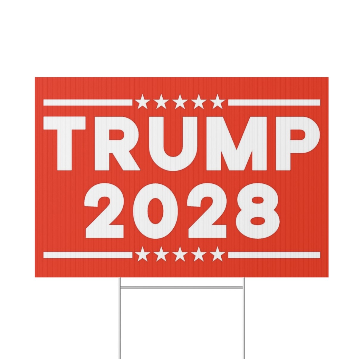 Trump 2028 Yard Sign