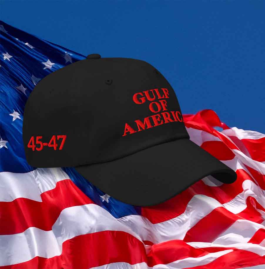45-47 Gulf of America Black Hat