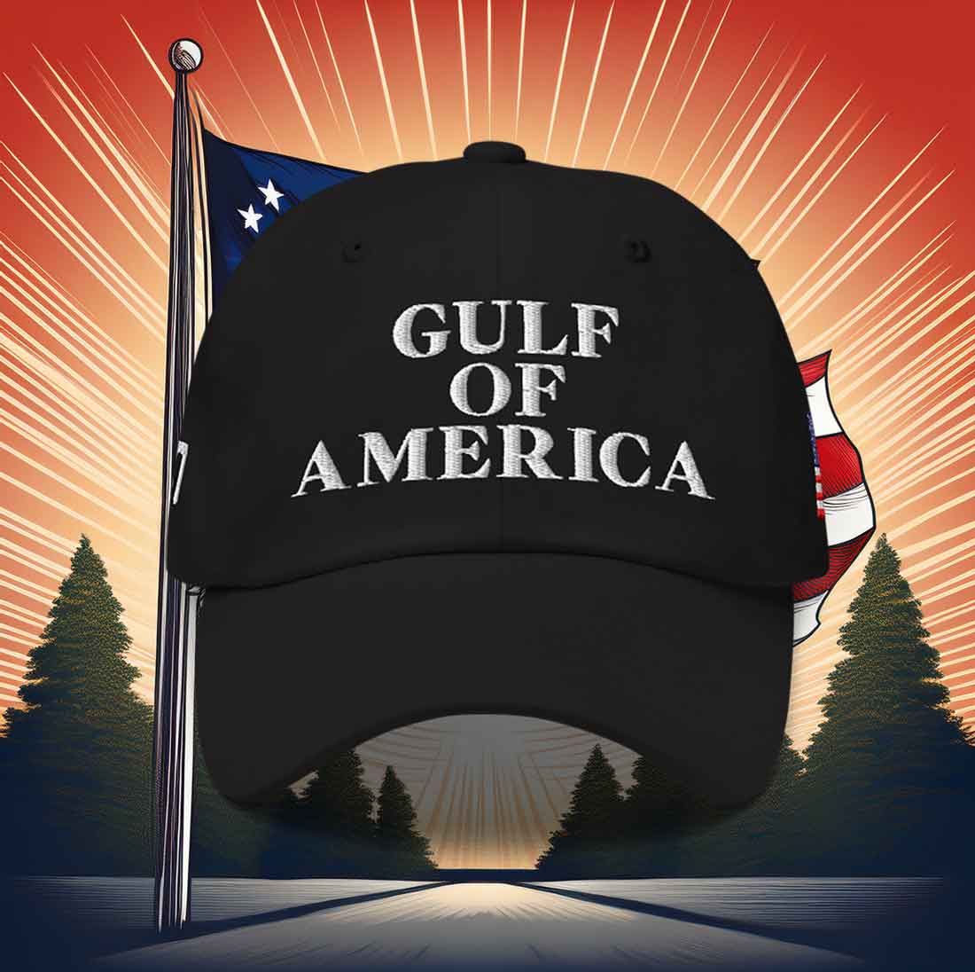 Elon Musk Gulf of America 45 47 Hat