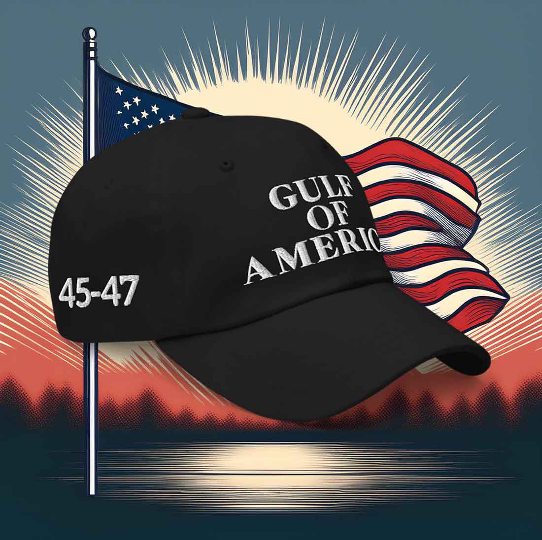 Elon Musk Gulf of America 45 47 Hat