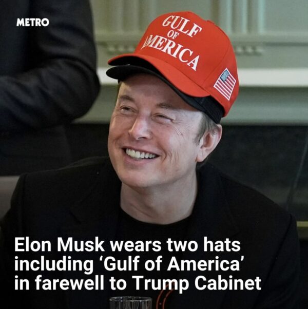 Elon Musk Gulf of America 45 47 Hat