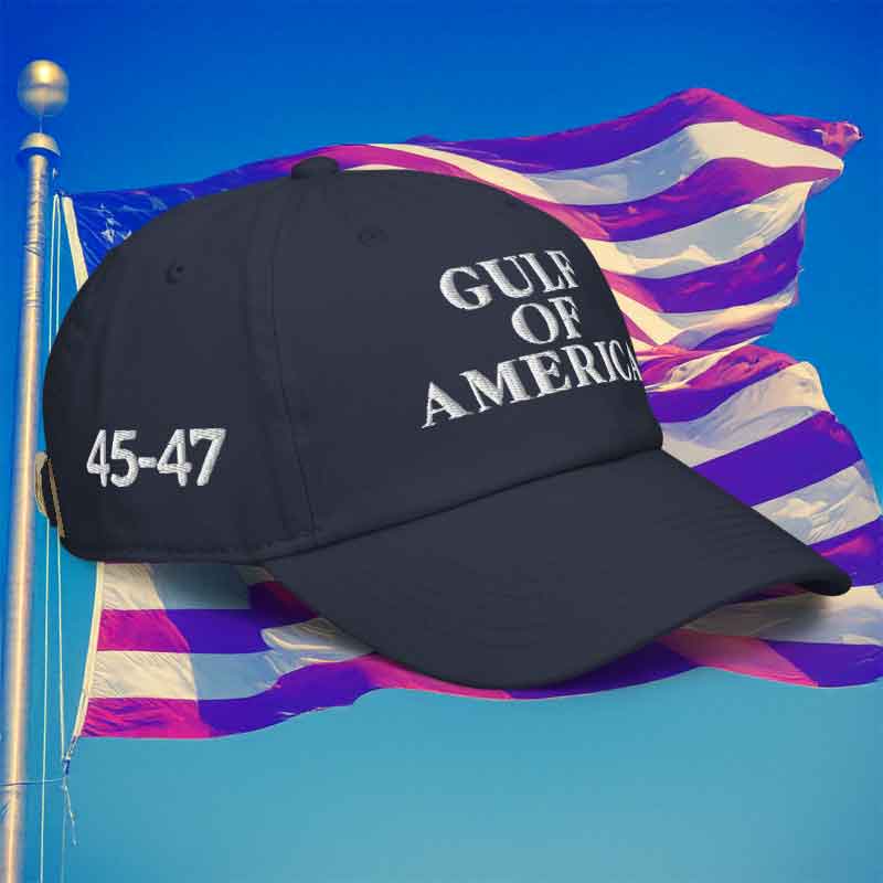 Elon Musk Gulf of America Dad Hat