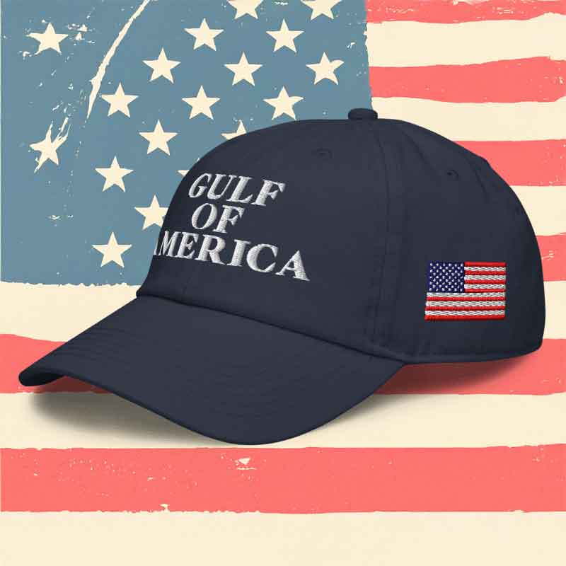 Elon Musk Gulf of America Dad Hat