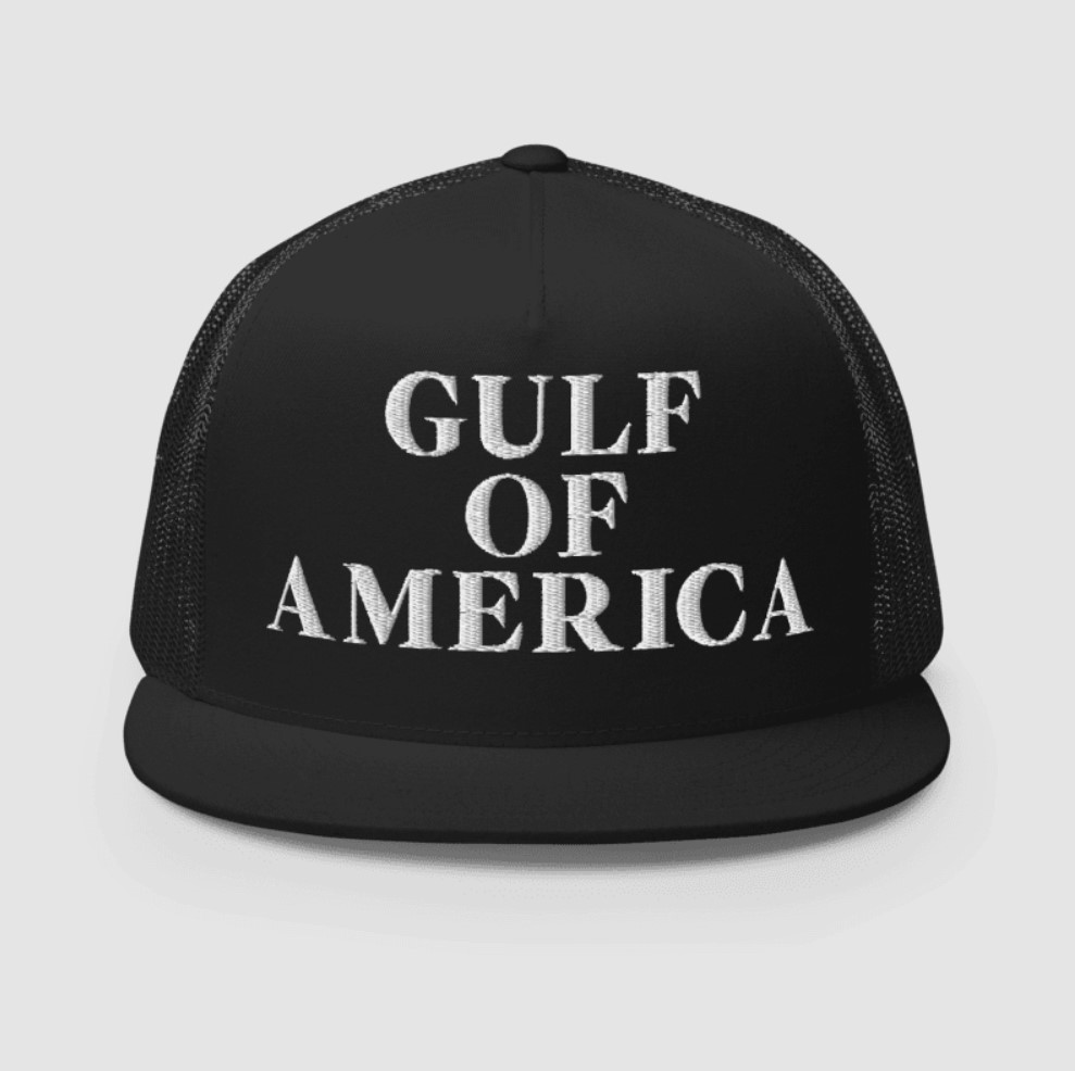 Elon Musk Gulf of America Trucker Cap