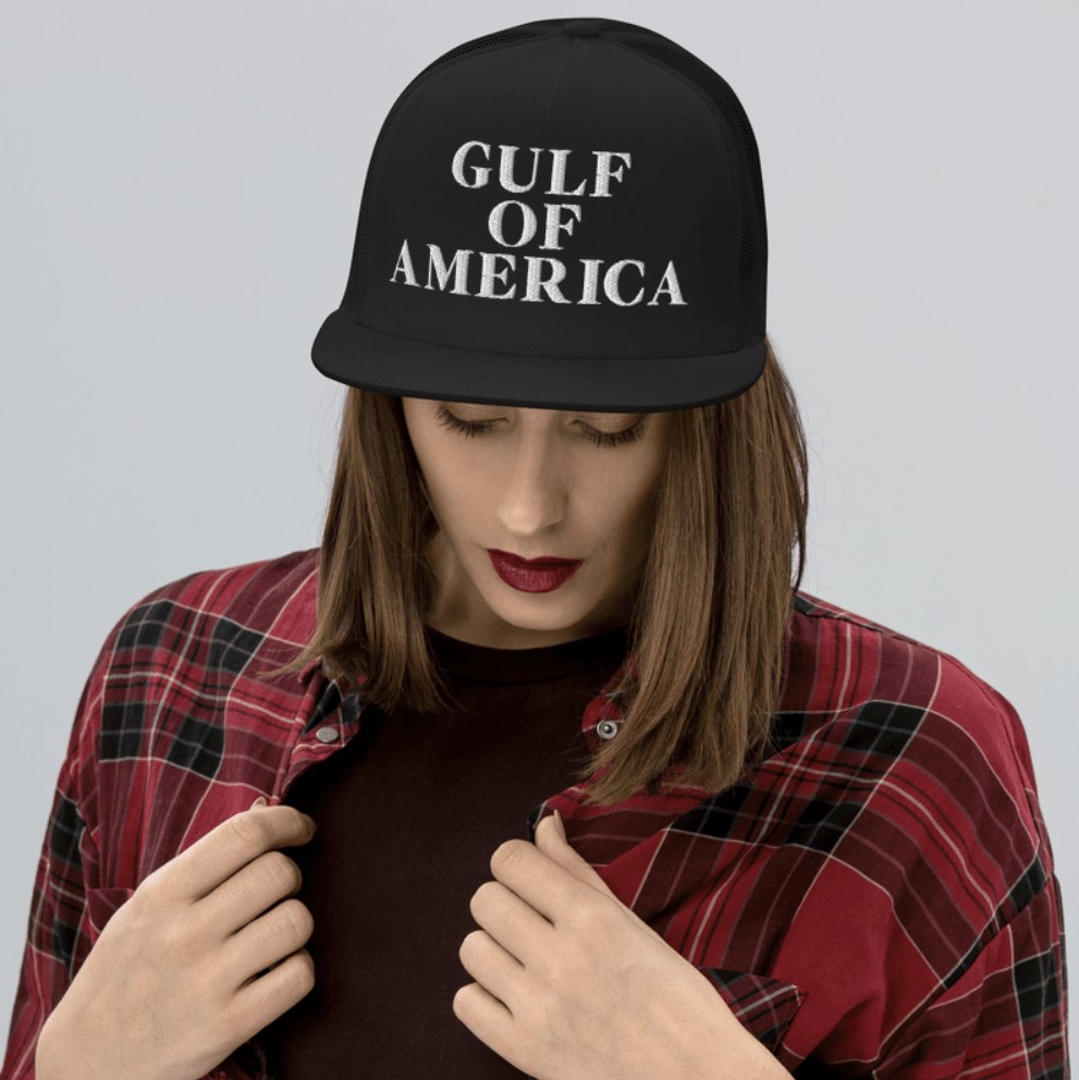 Elon Musk Gulf of America Trucker Cap
