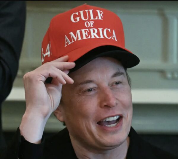 Elon Musk Gulf of America Trucker Cap