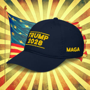 TRUMP 2028 Gold Baseball Cap