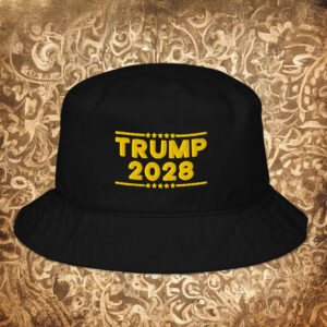 TRUMP 2028 Gold Bucket Hat