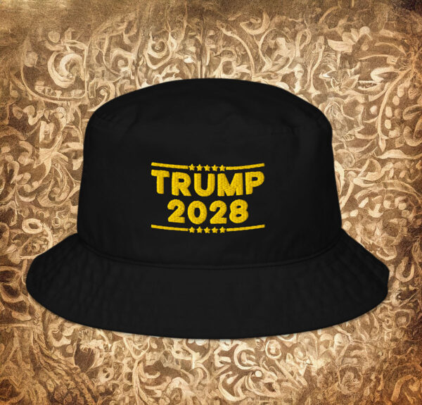 TRUMP 2028 Gold Bucket Hat