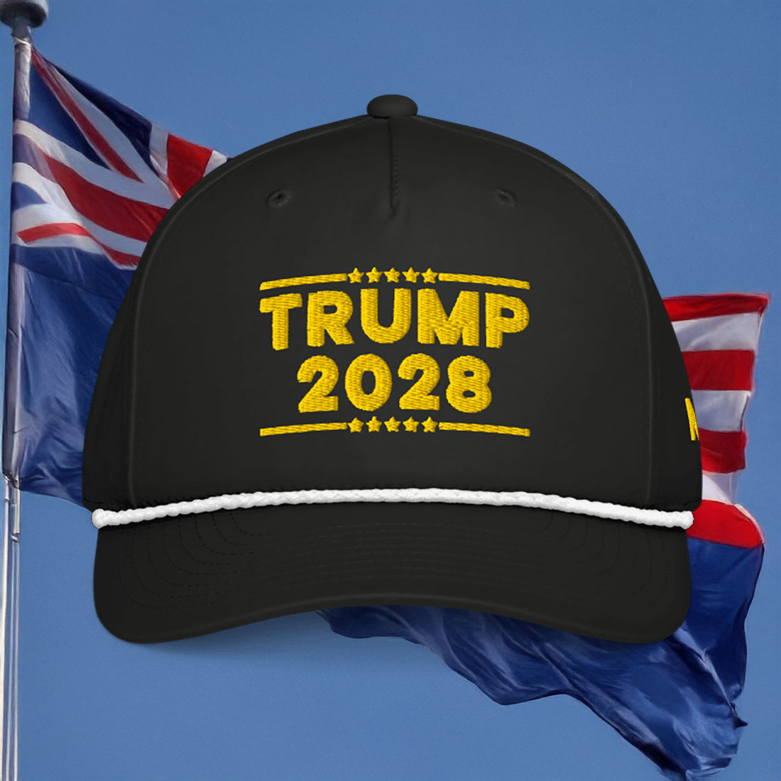 TRUMP 2028 Gold Rope Cap