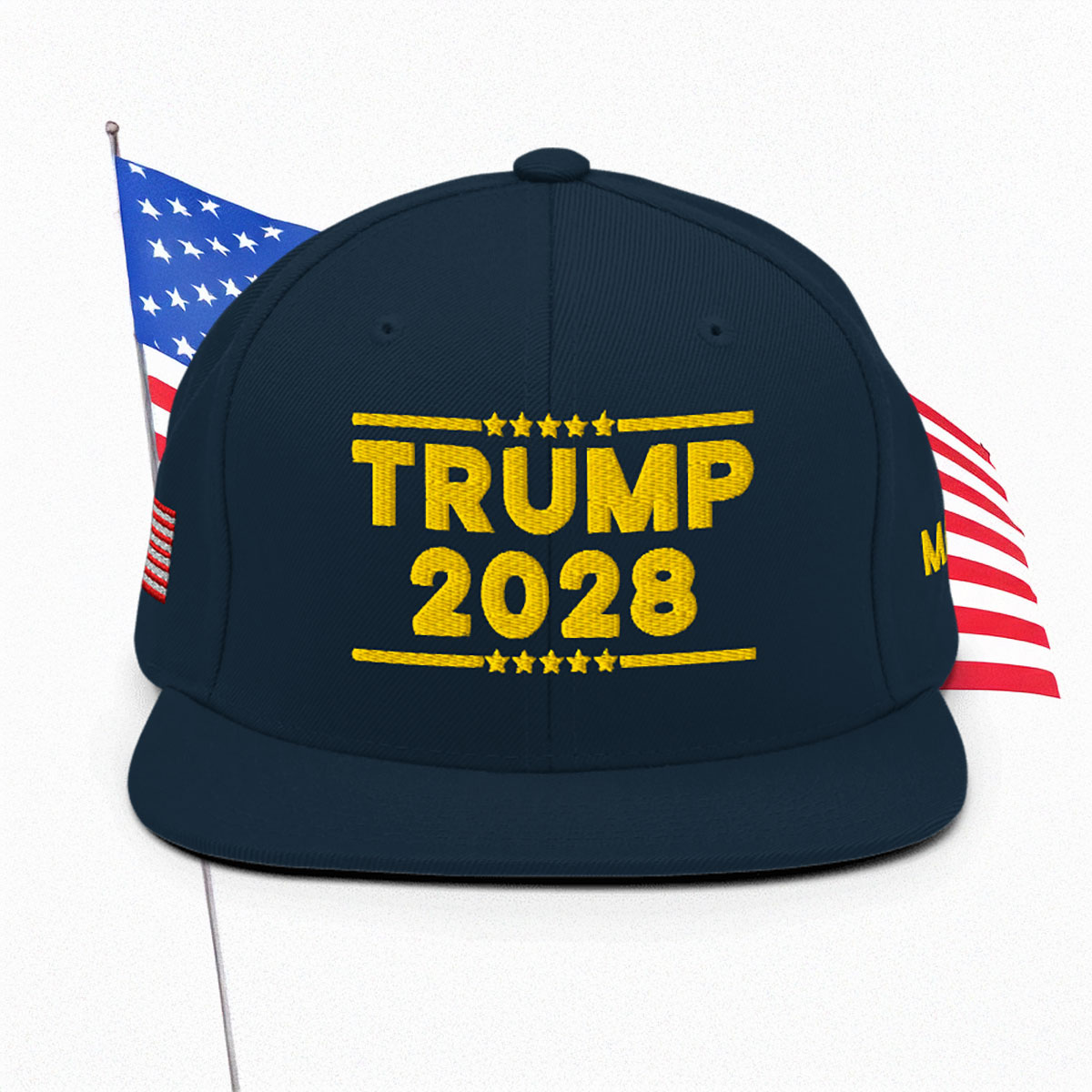 TRUMP 2028 Gold Snapback