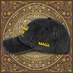 TRUMP 2028 Gold Vintage Cap