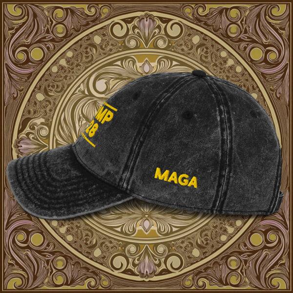 TRUMP 2028 Gold Vintage Cap