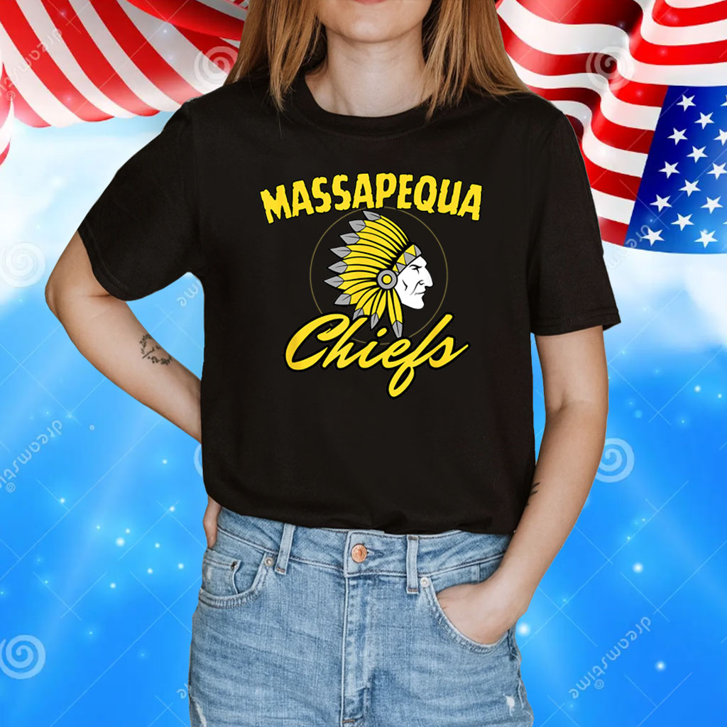 Trump With Massapequa Chiefs Shirt